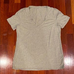 Lululemon Cotteon Grey V-Neck: Size 10
